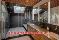 bathroom design modern style