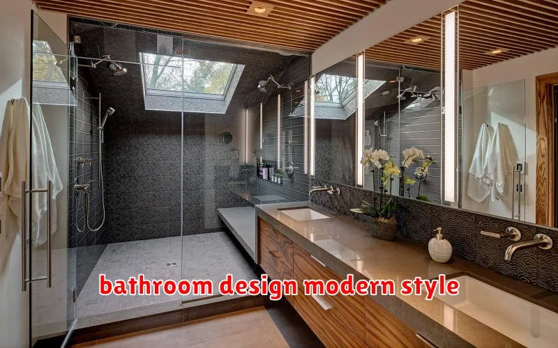 bathroom design modern style
