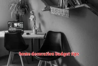 home decoration budget tips