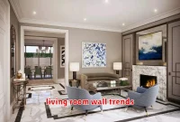living room wall trends